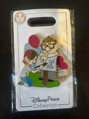 Up Carl and Ellie Mailbox Balloon Pin