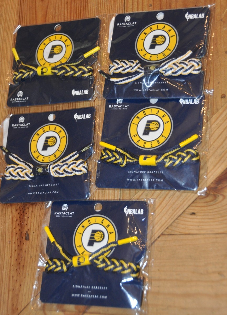Indiana Pacers RASTACLAT BRACELETS lot of 2021-22 season NEW IN PACKAGE  NBA