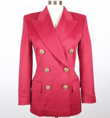 ESCADA Margaretha Ley jacket blazer Piacenza wool cashmere 34 US 4