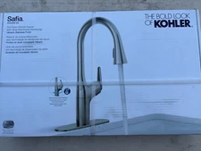 Kohler Safia Pull Down Sprayer Kitchen Faucet Integrated Soap Dispenser