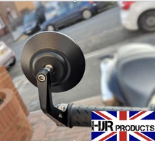  CNC Round bar end mirrors Honda cb650r genuine quality (pair)    HJR Products