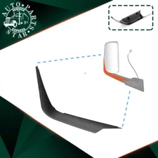 Black Door Mirror Arm Cover Passenger Right Side For Freightliner Cascadia 2018+