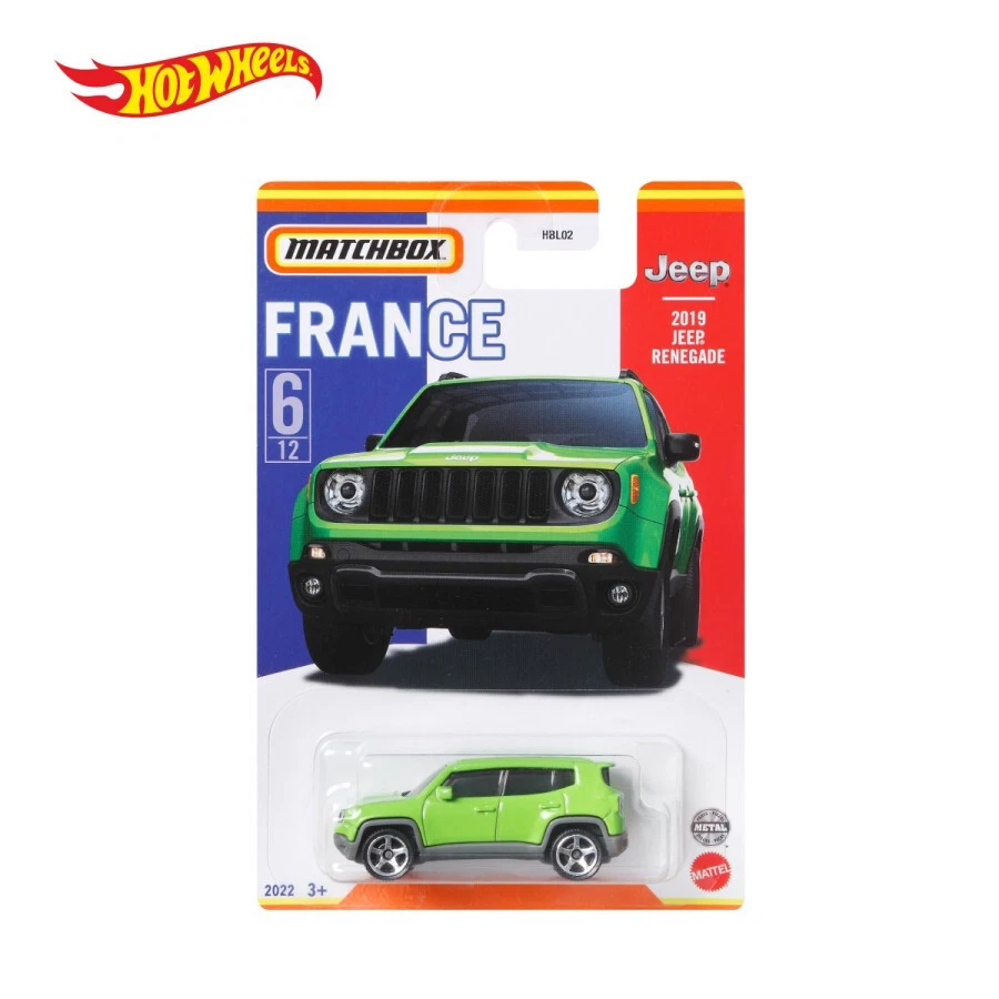Hot Wheels Matchbox 2018 Jeep Renegade 1 64 france theme green eBay