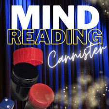 MIND READING CANISTER - Magic  Party Tricks