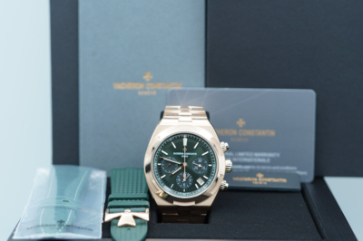 【正規品】VACHERON CONSTANTIN／ショッパー＆空箱 Vacheron Constantin Overseas Rose Gold Green Dial 2024 - 5520V