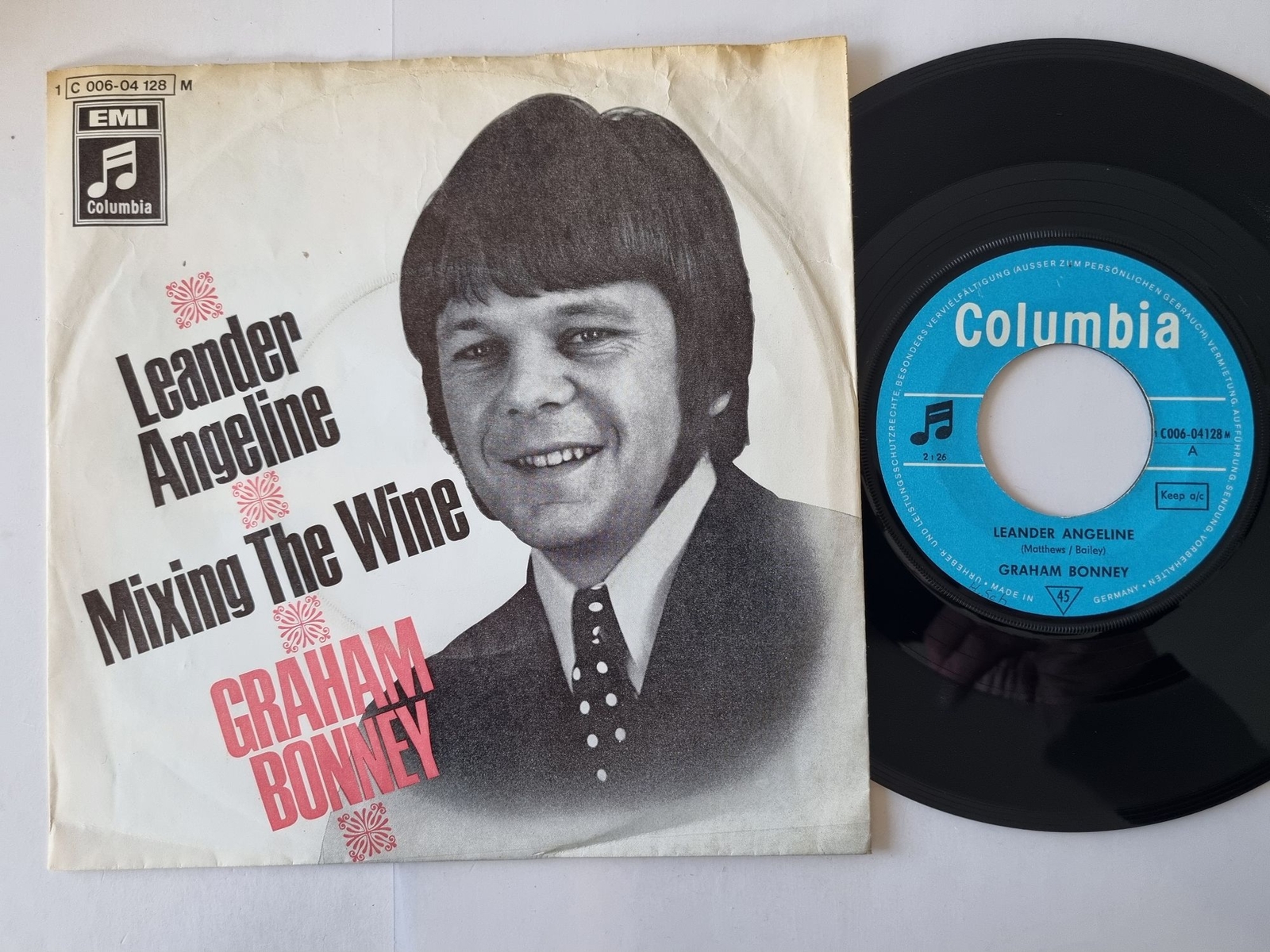 Graham Bonney - Leander Angeline 7'' Vinyl Germany