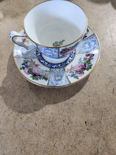 Crown Staffordshire England Teacup  Saucer Fine Bone China BA T-1 