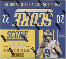 2022 Panini Score NFL Football Retail Factory Sealed Box 24 Packs
