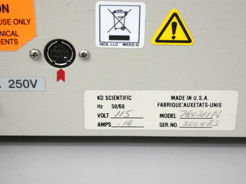KD Scientific Spritzenpumpe Steuermodul, Infusion/Entnahme - Bild 5 von 5