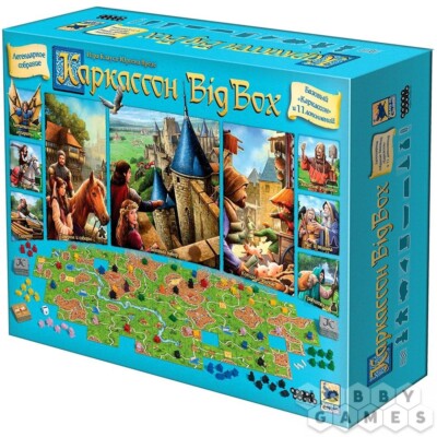 Каркассон: Big Box/Carcassonne: Box Box: Board Games, 2-6 pl, 35+ mine, RU