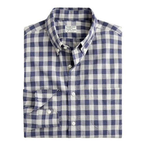 J.Crew Slim Fit Untucked Shirt Mens Secret Wash Long Sleeve Casual Button Down - Picture 4 of 10