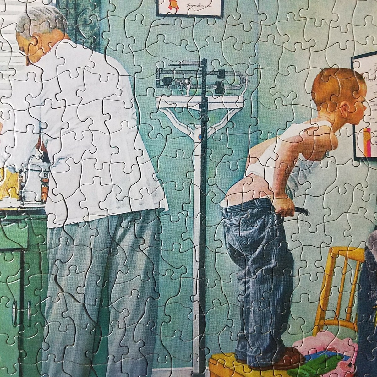 Rare, Vintage, Saturday Evening Post, Norman Rockwell 500 Pc