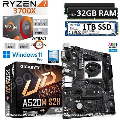 Motherboard Amd Ryzen 3700x Core Ghz OEM AMD RYZEN 3700X 8-Core