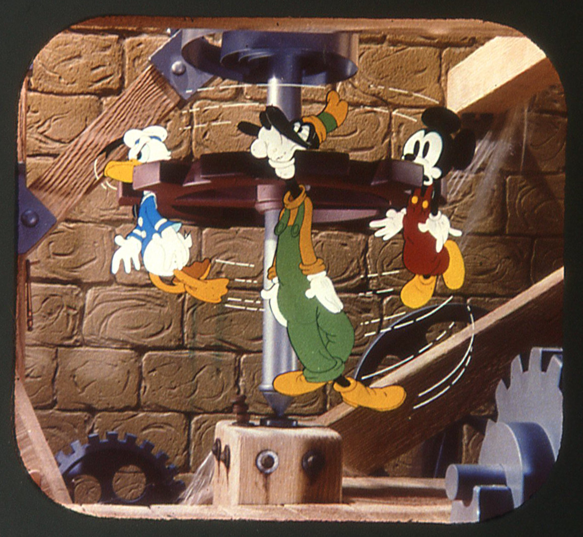 Clock Cleaners - Mickey Mouse, Donald Duck, Goofy - ViewMaster - 3 Reels Set