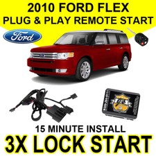 2010 Ford Flex Remote Start Plug And Play Easy Install Diy Starter 3x Lock Fo1a