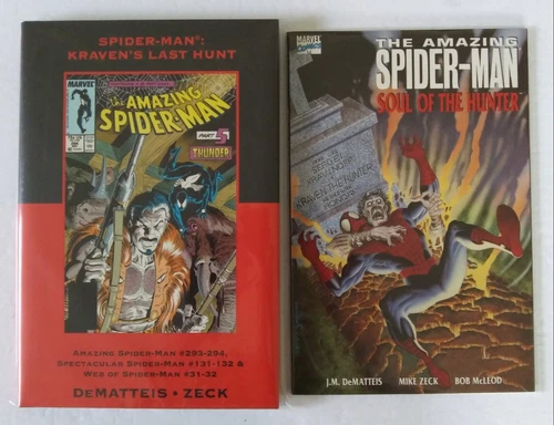 Spider-Man Kraven's Last Hunt (Premiere Variant Hardcover) & Soul of the Hunter