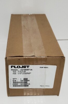 Flojet 02100571A Duplex II Industrial Series Diaphragm Pump 36VDC~2.3 GPM 70 PSI