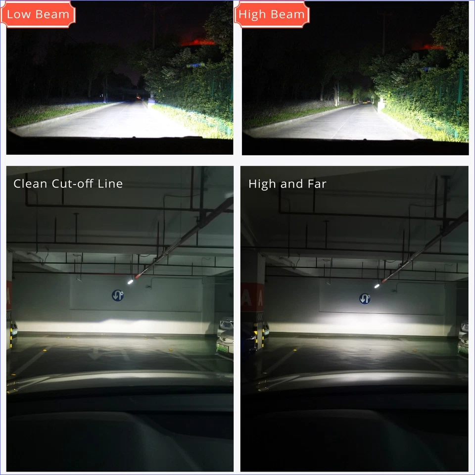 Bombilla antiniebla Allá LED color blanco puro 9003|Bombilla de faro blanca 6000K Foto 2 de 4