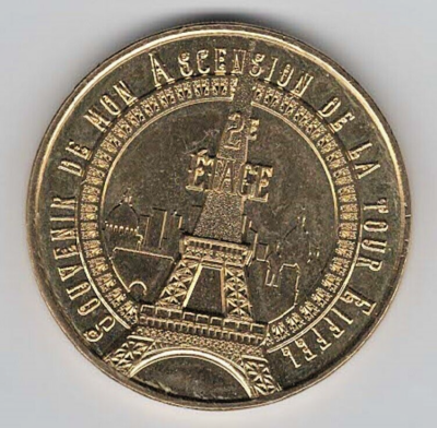 2023 Monnaie de Paris Tourist Token - Tour Eiffel | eBay