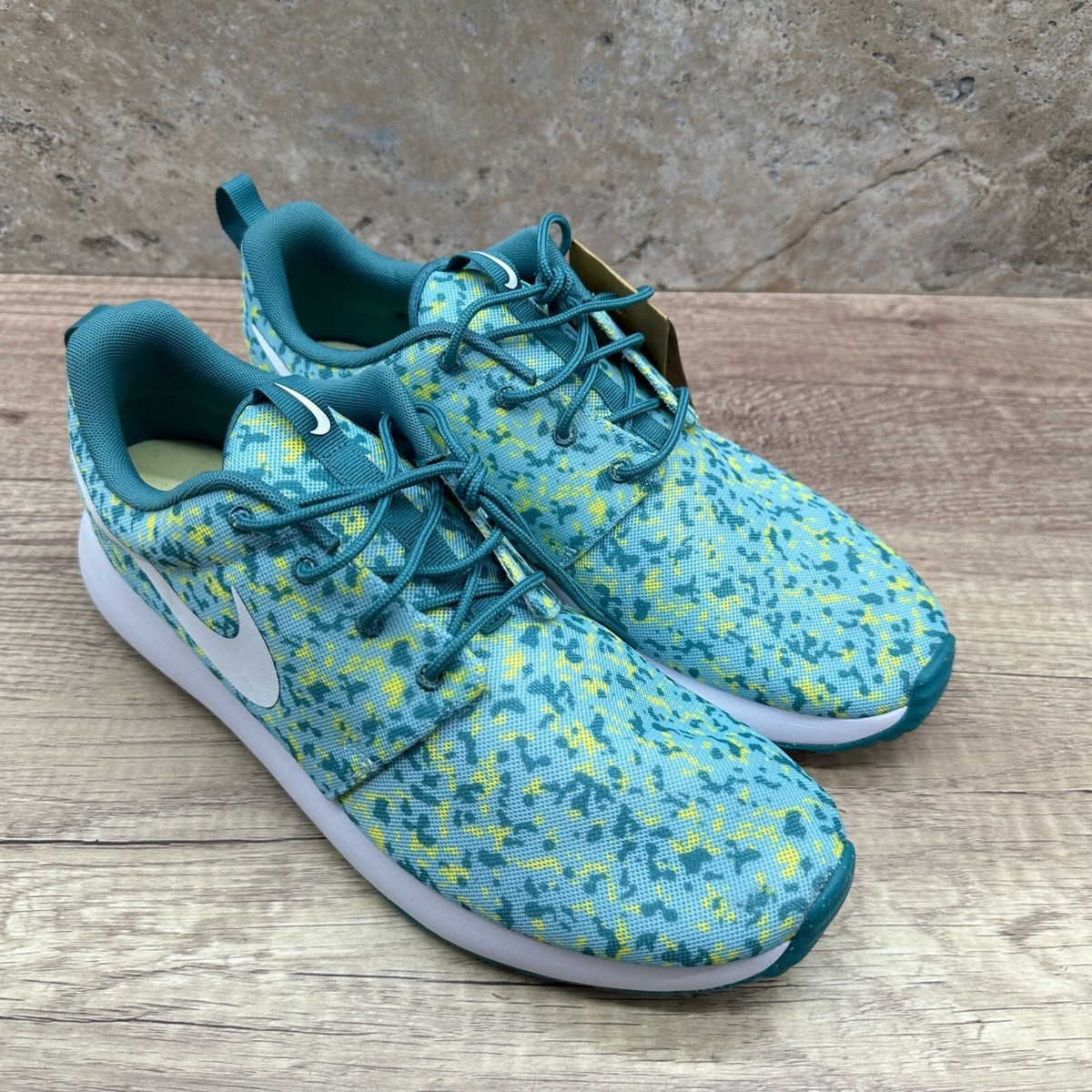 Nike Golf Shoes Mens Size 12 Teal Roshe G Ocean Bliss Camo Spikeless  FD2599-400