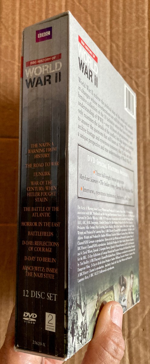 BBC History Of World War II 12 Disc DVD Boxed Set Pre-owned Minor