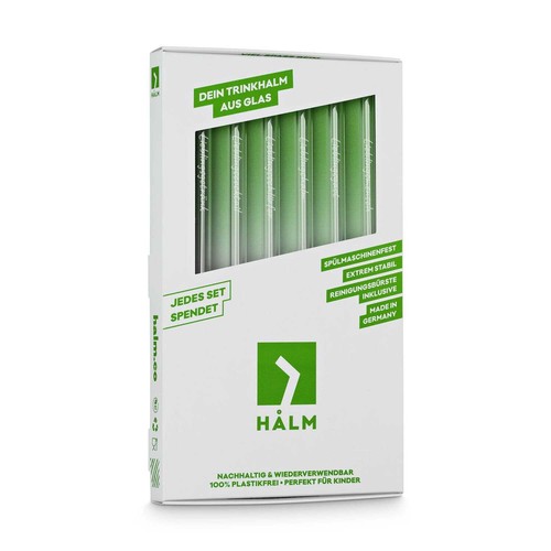 HALM Favoriteman Edition 6 pajitas de cristal grabadas para tus hombres favoritos - Imagen 2 de 11