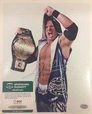 AJ Styles Signed 8x10 Photo COA SGC Certified Authentic Autograph