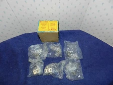 (6) Ives Hardware Brass Chromium Plated Ball Catch Door Latches 345B26D NOS