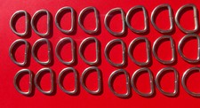 24 hochwertige Ösen für Gürtel und Bänder,Chrom 1,5x2 cm