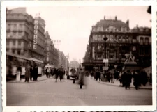 1945 Main Street Bourse Stock Exchange Brussels Belgium Found Photo Snapshot