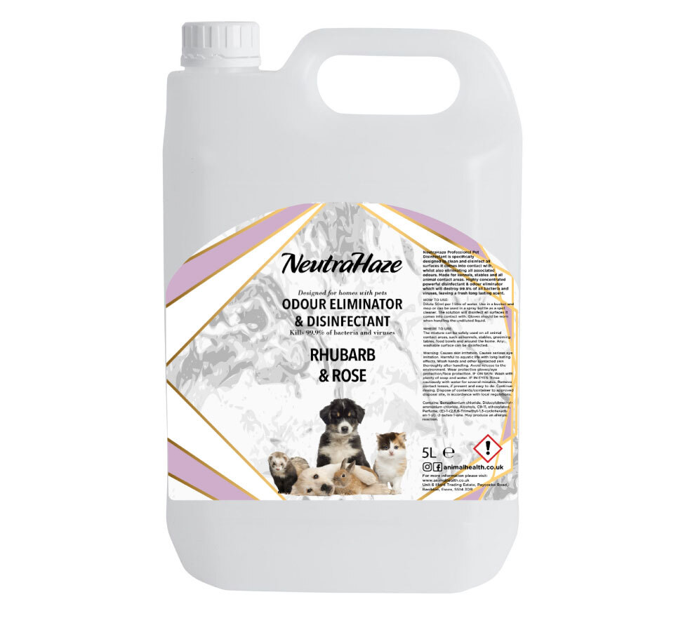 5L NeutraHaze Pet Odour Eliminator Disinfectant Pet Safe, Kennels