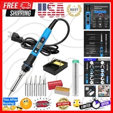 Fast Heat 80W Electronic Soldering Iron Kit - Ideal for Repairs & DIY Projects