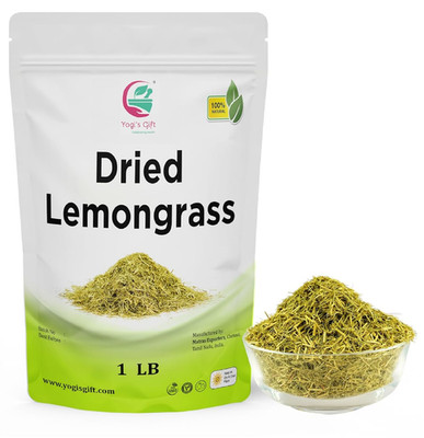 Dried Lemongrass 1 LB | Cut and Sifted Loose Leaf | Aroma Rich Lemon Grass | ...