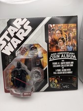 Star Wars 30th Anniversary Coin Album Darth Vader Figure and Collector Coin S5