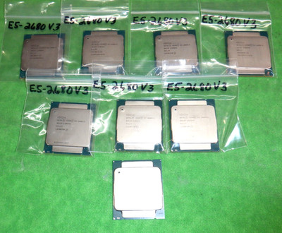 Intel Xeon E5-2680 V3 CPU Processor 12 Core 2.50GHz SR1XP      LOT OF 8