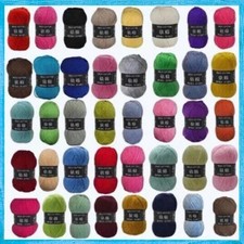 50g 4ply Milk Cotton Knitting Wool Yarn Needlework Dyed Lanas For Crochet Craft