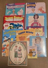 Lot Vintage Paper Doll Books Super Friends Pretty Princess Hansel Gretel...