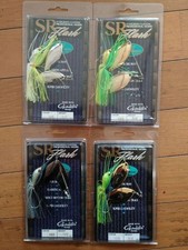 Evergreen SR FLASH Spinnerbait 1/2 & 3/4 Pack of 4 New Unused