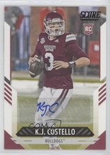2021 Score Rookies Signatures KJ Costello #391 Auto 0g27