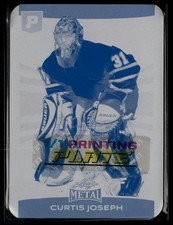 2025 Leaf Metal Pristine Auction #113 Curtis Joseph Printing Plate Cyan 1/1