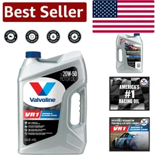 High-Performance VR1 Racing Motor Oil 20W-50 - 5 QT Bottle for Cars & Trucks