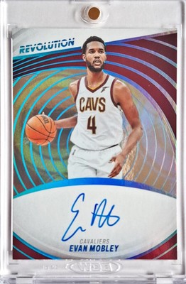 2022-23 Panini Revolution Autograph Infinite Evan Mobley on Card Auto /25 Cavs