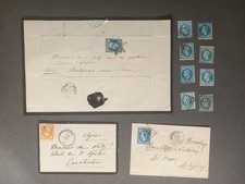 Lettre et timbres  Algérie française Bureaux Lettre Du Paty affaire dreyfus