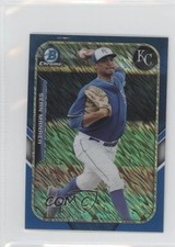 2015 Bowman The Farm's Finest Chrome Mini Shimmer Refractor Blue Sean Manaea 1j0