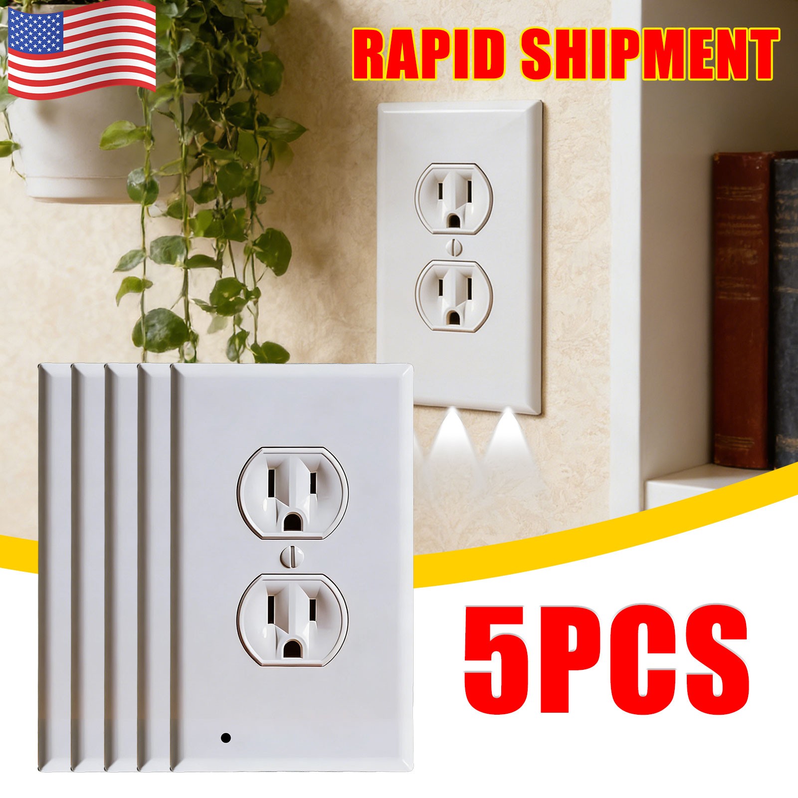 Wall Plate Rounded Receptacle