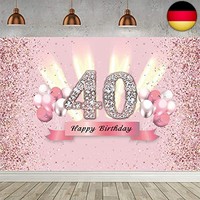 40. Geburtstag Deko FüR Frauen, 40 Geburtstagsdeko Banner, 40. Geburtstagsfeier