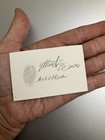 ORIGINAL Sea Turtle Painting realism Art Miniature Sumi-e Gold Ink collectible — photo 2