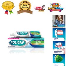 Fresh Mint Ultra Denture Cream - Long-Lasting Adhesive for Confident Smiles, 40g
