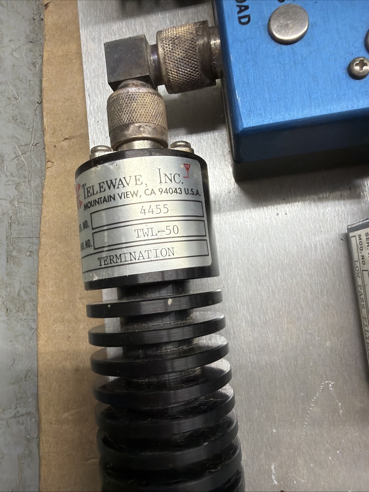 TELEWAVE Inter-mod Suppression Panel MODEL T1560/TS150PB1  VHF 400 WATT TESTED W