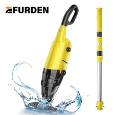 Handheld Pool Vacuum, Rechargeable Pool Cleaner with 6000mAH 60mins Running Time